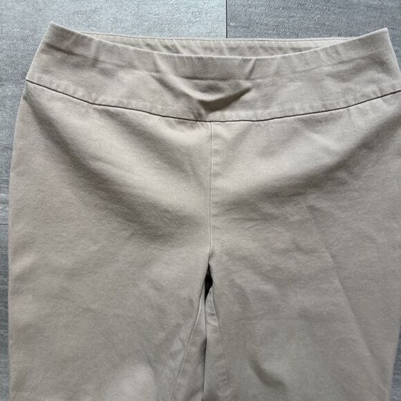 WOMEN'S CHICO'S Khaki FABULOUSLY SLIMMING ANKLE PANTS SIZE 00 - Picture 2 of 4